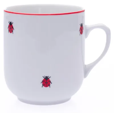 Produktbild von Český porcelán, a.s., Dubí Mug Trojka, 300 ml, Marienkäfer, Český porcelán