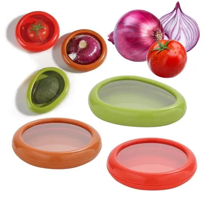 3er-Set Frischhaltedosen für Obst & Gemüse, luftdicht