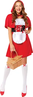 Produktbild von Elegantes Rotkäppchen Kostüm für Damen