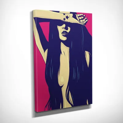 Image de Wallity, DC122- SYM3208, Multicolore, Tableaux sur toile, 30 x 40 cm, 100 % toile