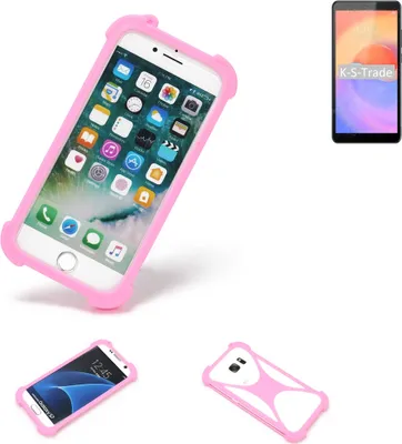 Produktbild von K-S-Trade Handy Hülle kompatibel mit ZTE Blade A31 Plus Schutz Hülle Bumper Silikon Schutz Hülle Cover Case Silikoncase Silikonbumper TPU Softcase