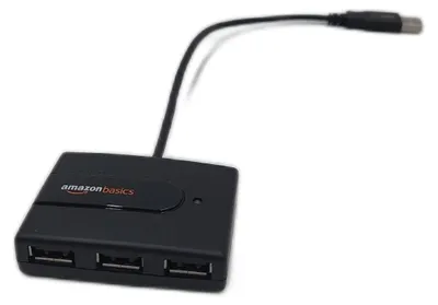 Produktbild von AmazonBasics HU2K44N3, USB 2.0, 480 Mbit/s, Schwarz, Windows 2000, Windows 2000 Professional, Windows 7 Home Basic, Windows 7 Home Basic x64, Windows 7..., Mac OS X 10.1 Puma, Mac OS X 10.2 Jaguar, Mac OS X 10.3 Panther, Mac OS X 10.4 Tiger, Mac OS X..., 63 mm