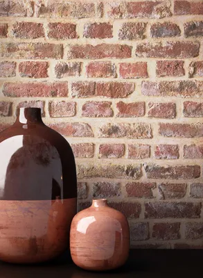 Produktbild von NEWROOM Tapete Rot Vliestapete Mauer - Ziegelstein Rustikal Braun  Stein  Backstein Loft Mauerwerk