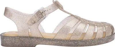 Immagine prodotto di Sandali in gelée effetto lucido Melissa, color argento, taglia EU 39, per donna, color argento, taglia EU 39