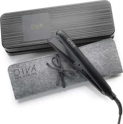 Zdjęcie produktu dla Prostownica do włosów Diva Glätteisen, model Straightener Digital Styler, kolor Onyx
