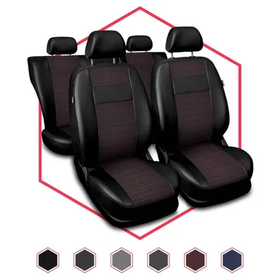 Produktbild von Autositzbezüge Universal Schonbezüge Sitzauflage PKW Auto Rot für Peugeot 205