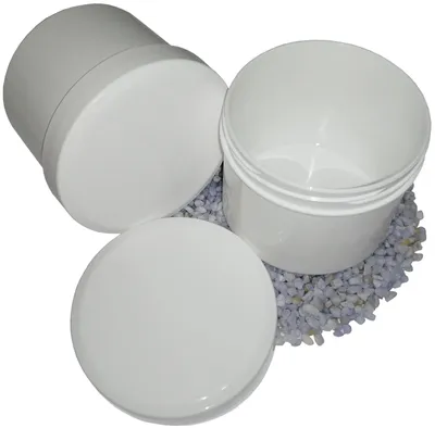 Produktbild von 5 Salbendose Salbendosen 400 g  500 ml Deckel weiß