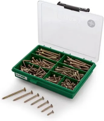Obrázok produktu pre Spax Assortment box 3 x 16, 30 mm 4 x 30, 35, 40 mm 4,5 x 50 mm 5 x 60 mm