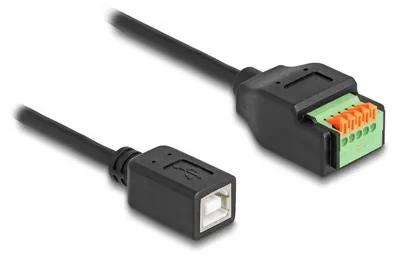 Immagine prodotto di DELOCK USB 2.0 Kabel Typ-B Bu > Terminalblock Adapter 15cm