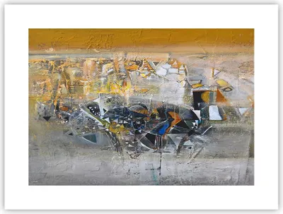 Produktbild von Poster - Poster ohne Rahmen - Abstraktion modern - 40x30 cm - Wand Bild - Wanddeko - Wandbilder - Kunstposter - Wandposter - Bilder - Kunstdruck - Wanddekoration - Wandbild - P2XAA40x30-4001