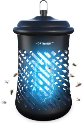 Image de HOFTRONIC - Lampe anti-moustique 20W IP44 Noir portée 50 m²