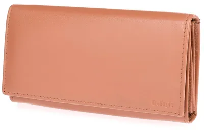 Produktbild von Bellugio Damenportemonnaie Camel Echtleder Praktisch
