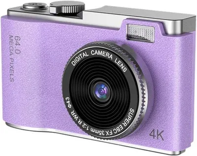 Image de Appareil photo numérique 48 Mpx - Caméra de vlog avec zoom 16x, écran HD 2,4 pouces, couleur assortie, autofocus 1080p, stabilisateur