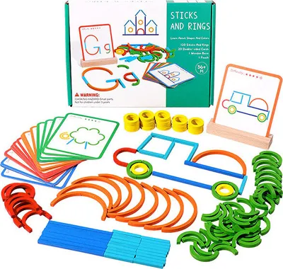 Produktbild von Kreatives Holzpuzzle Brettspiel aus Holz mit 120 Teilen und Aufbewahrungstasche