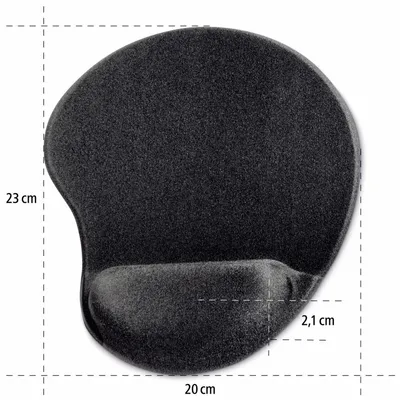 Immagine prodotto di HAMA Mini tappetino ergonomico per mouse nero