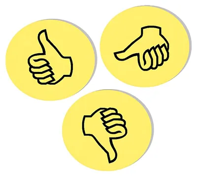 Produktbild von Franken UMZWS, Moderation card, Gelb, Papier, 95 mm, 95 mm, 95 mm