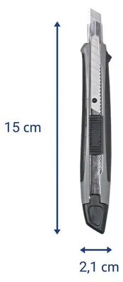 Imagen del producto de Cortador MAUL con zona de agarre de goma, 9 mm