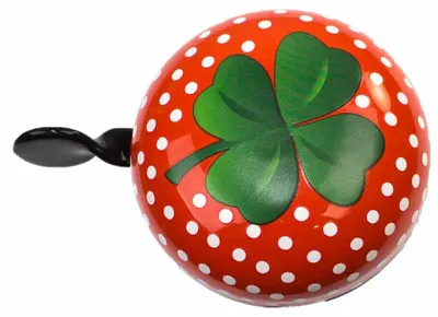 Image de Sonnette de vélo Trèfle à quatre feuilles 60 mm - bbeBells 52309 - Sonnette Sonnette