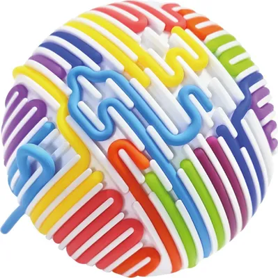 Immagine prodotto di Palla sensoriale Fidget con 16 corde colorate in silicone - Giocattolo creativo Montessori per bambini dai 3 anni in su - Favorisce la motricità fine e la riduzione dello stress