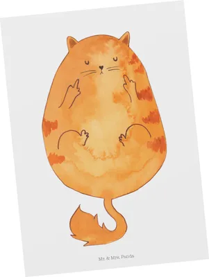 Produktbild von Mr. & Mrs. Panda Postkarte Katze Frühaufsteher - Weiß - Geschenk, Tiger, Katzen, Witzig, kunstkarte, Ansichtskarten, Kaffee, Ansichtskarte, Postkarten, bildkarte