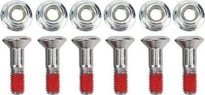 Imagen del producto de Kit de aluminio para motor y engranajes, de 6 piezas, con tuercas M8 para asegurar y reemplazar componentes del motor y los engranajes