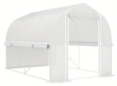 Productafbeelding van Tuinkas – Kas – Groentetent – Serre – Plantentent – UV-bestendig – 3x2x2m – Galvaniseerd Staal