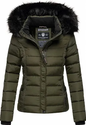 Produktbild von Navahoo Damen Winter Stepp Jacke Parka Mantel Winterjacke warm gefüttert Miamor Olive Gr. 36 - S