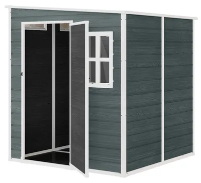 Productafbeelding van Outsunny tuinhuis, 2,89 m², tuinhuis met houtuitstraling, 3 ramen, ventilatie