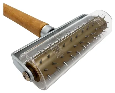 Produktbild von Stachelwalze für Tapeten 150 x 500 mm | Nagelroller | Igelwalze zum Perforieren von Tapeten – Tapezierwerkzeug
