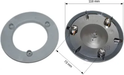 Produktbild von Verchromter Pilzdeckel für Wirquin Slim Siphon