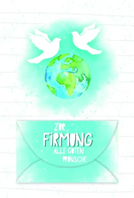 Produktbild von Firmung Geldkarte - Naturkarton - Glückwunschkarte im Format 11,5 x