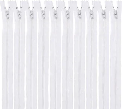 Produktbild von Famanu Ritschnellverschlüsse Packung mit 10 Stück - Weiß
