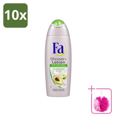 Obrázek produktu pro 10 kusů sprchového krému Fa s avokádovým mlékem - 250 ml - balení po 10 kusech