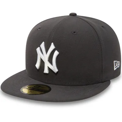 Produktbild von New Era 59 Fifty New York Yankees Gray / White 6 7/8