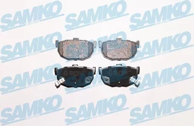 Produktbild von SAMKO Bremsbeläge Satz Hinten Bremsklötze für HYUNDAI COUPE (GK) 5SP089