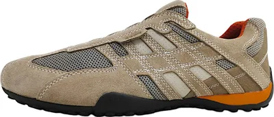 Immagine prodotto di Scarpe da uomo Geox modello "Snake", mocassini beige, ideali per il tempo libero