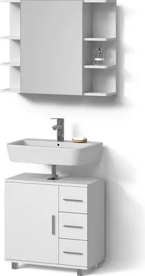 Immagine prodotto di Set mobili bagno Livinity Eisak Bianco 2 parti, Model 52523