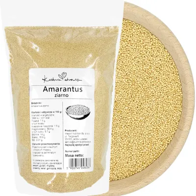 Produktbild von Amaranth Korn Natur Samen 1 kg Proteinreich Ballaststoffreich Müsli Kochen