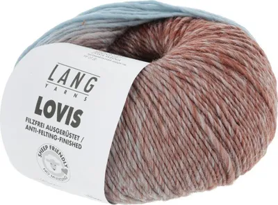 Produktbild von Lang Yarns - Lovis 0003 türkis ziegel