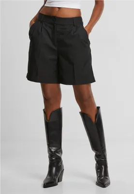 Produktbild von Urban Classics Short Damen Ladies Pleated Bermuda Shorts schwarz 27