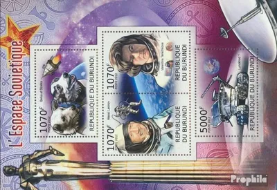 Produktbild von Briefmarken Burundi 2012 Mi 2426-2429 Kleinbogen (kompl. Ausgabe) postfrisch Sowjetischer Weltraum