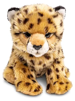 Produktbild von Uni-Toys - Gepard Junges, sitzend - 22 cm (Höhe) - Plüsch-Wildtier - Plüschtier,