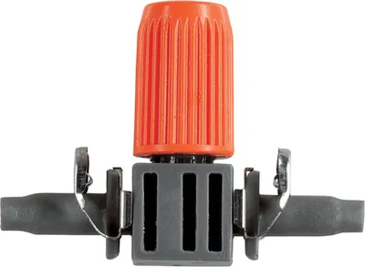 Produktbild von Gardena Micro Drip Adjustable Inline Drip Head, Grau, Orange, Kunststoff