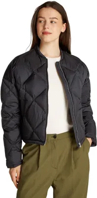 Produktbild von Tommy Hilfiger Damen Bomberjacke Casual Quilted Down Gesteppt, Schwarz (Black),