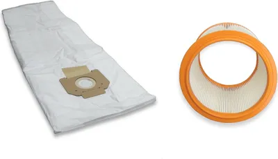 Image de 10 sacs à poussière + 1 filtre lavable pour Makita 446 446L