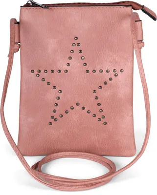 Produktbild von styleBREAKER Mini Bag Umhängetasche mit Nieten in Stern Form, Schultertasche, Handtasche, Tasche, Damen 02012235