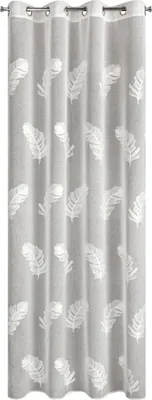 Produktbild von EUROFIRANY | Vorhang - Gardine - 140 x 250 cm - Stickerei Feder