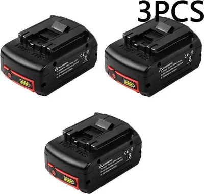 Obrázek produktu pro Pro Bosch 18V Professional, náhradní Li-Ion akumulátor 6,0 Ah (6000 mAh), kompatibilní s BAT609/610/618/619, GBA18V/GSR18V, modrý