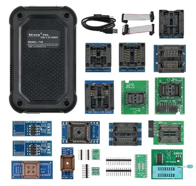 Obrázek produktu pro Programátor, 20 adaptérů, vysoká kompatibilita, XGecu T48 20 adaptérů