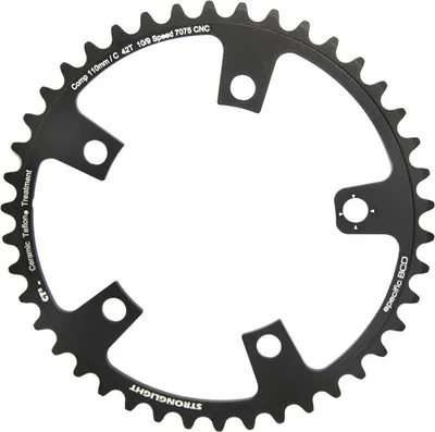 Produktbild von STRONGLIGHT 273566 Kettenblatt Type 110 C innen 42 Zähne, schwarz, ct², 10-fach, schwarz